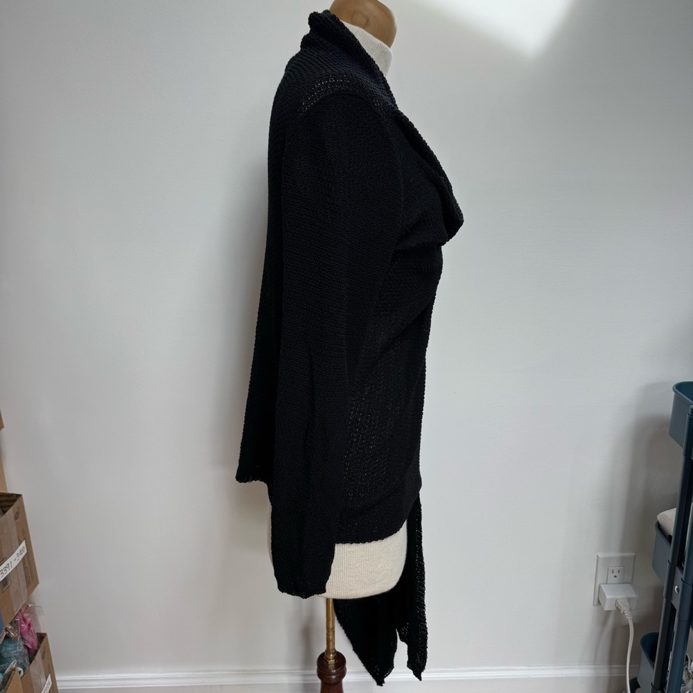 Ruti Haven Knit Wrap Cardigan Women S/M Drapey Crossover Relaxed - Picture 12 of 13